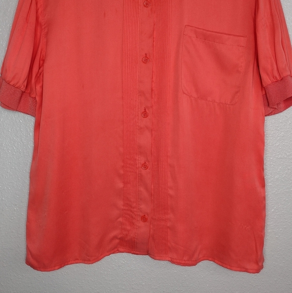 Equipment Femme Short Sleeve Button Down Blouse Size M - Picture 4 of 16
